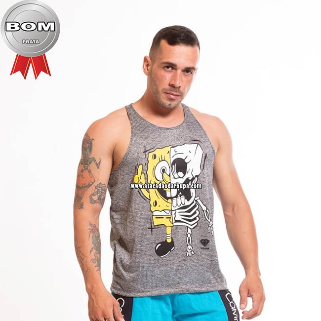 Regata Masculina Dry Fitness Academia