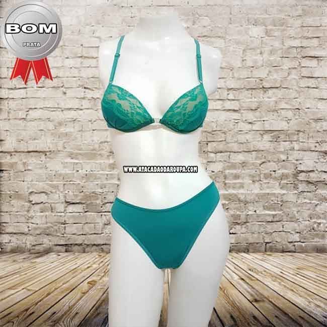 Conjunto Lingerie Microfibra