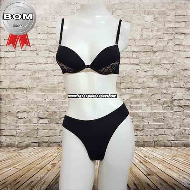 Conjunto Lingerie Microfibra
