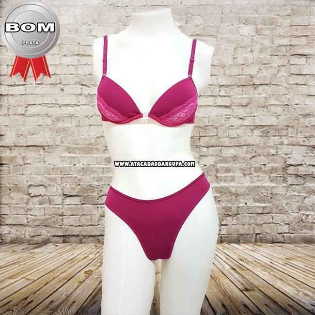 Conjunto Lingerie Microfibra