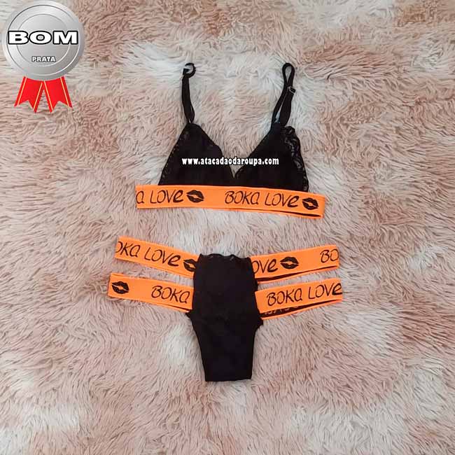 Lingerie Renda Love Dois Elástico M