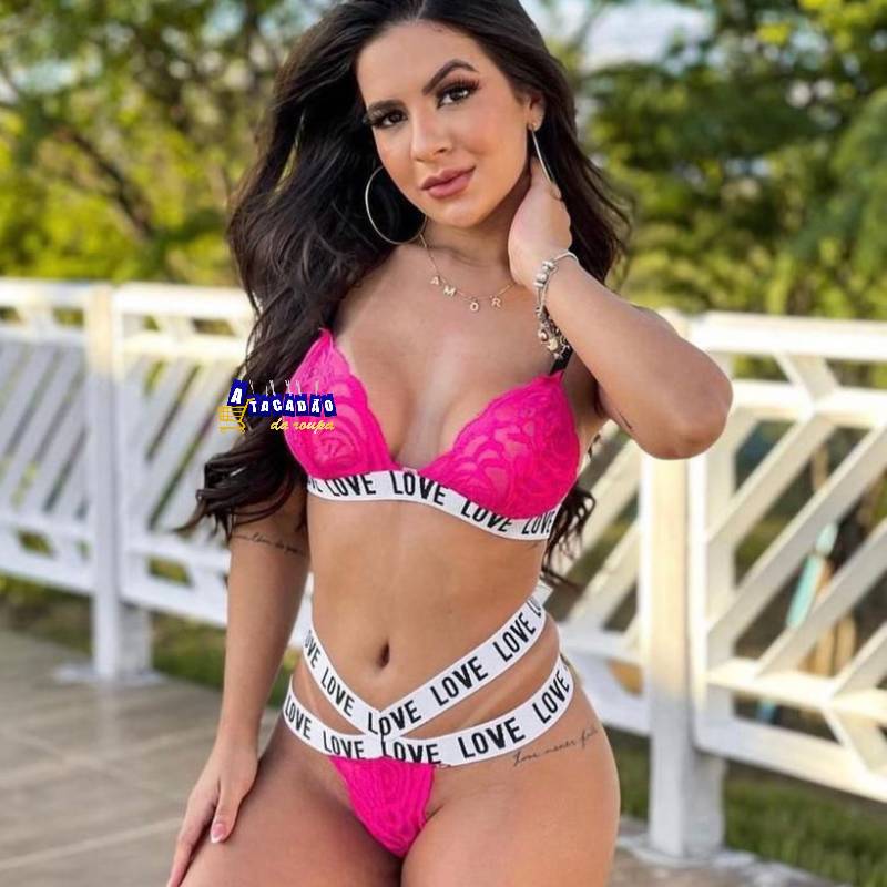 Lingerie de Renda Elástico Duplo