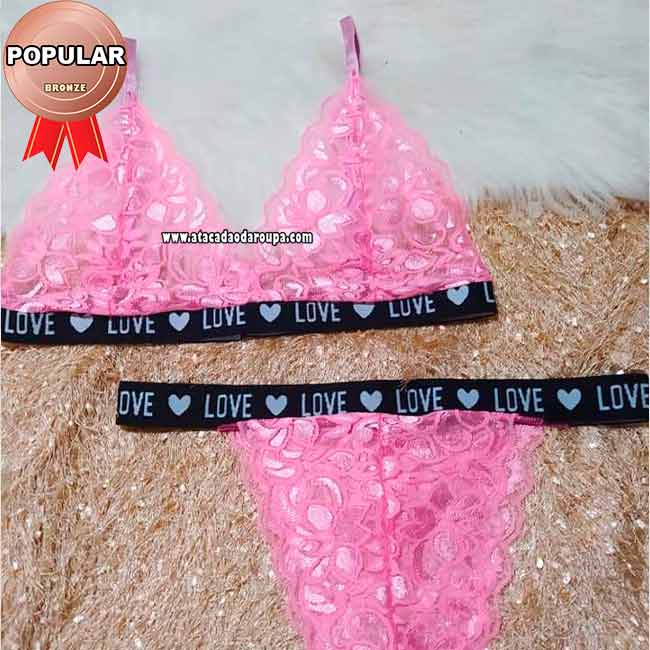 Conjunto Lingerie Love M