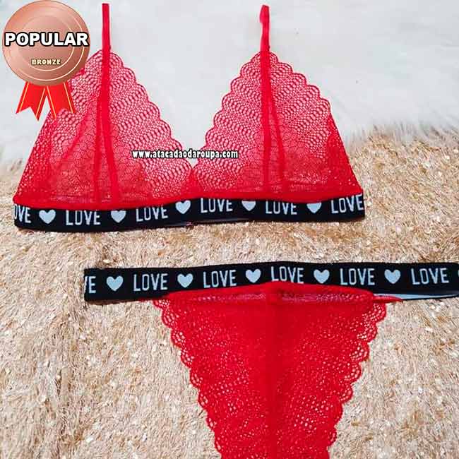Conjunto Lingerie Love M