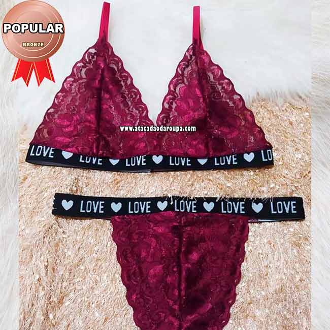 Conjunto Lingerie Love M
