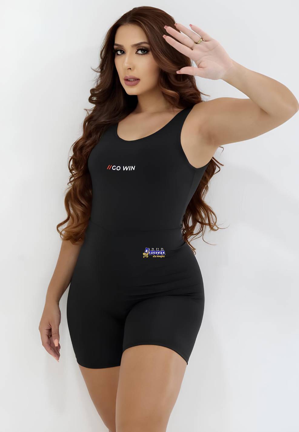 Macacão Fitness Regata Curto