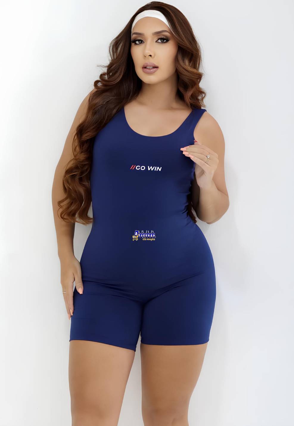 Macacão Fitness Regata Curto