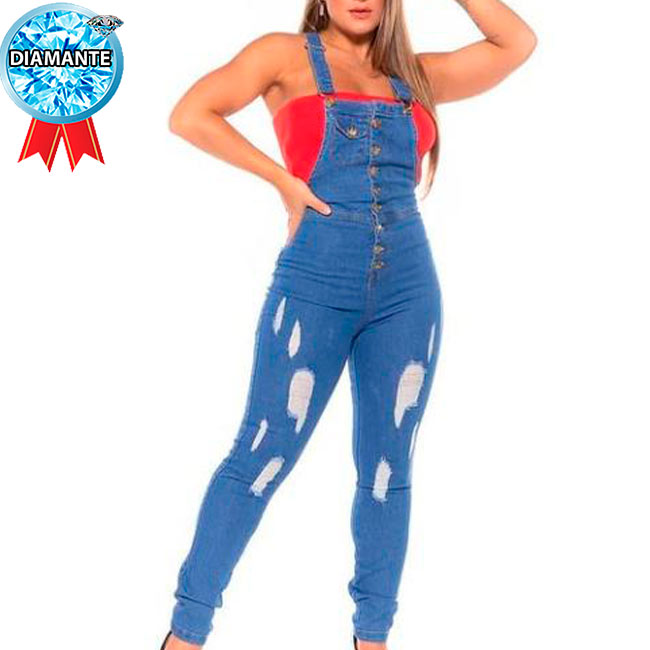 Macacão Jeans P/M/G