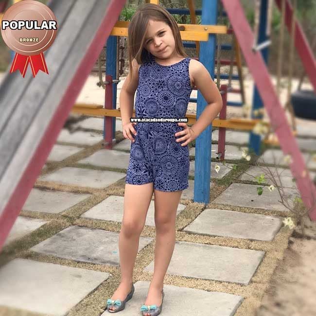 Macaquinho Infantil Cacharrel 3 a 5 Anos