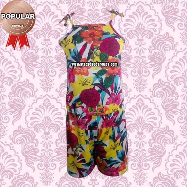 Macaquinho Infantil Cacharrel 3 a 5 Anos