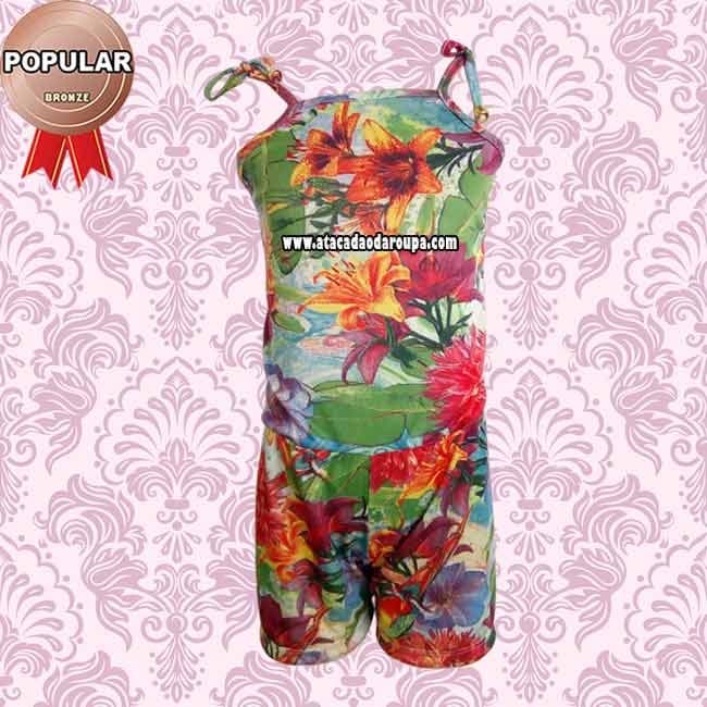 Macaquinho Infantil Cacharrel 3 a 5 Anos