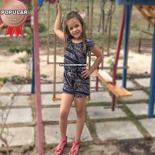 Macaquinho Infantil Cacharrel 3 a 5 Anos