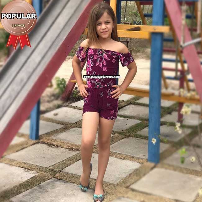 Macaquinho Infantil Cacharrel 3 a 5 Anos
