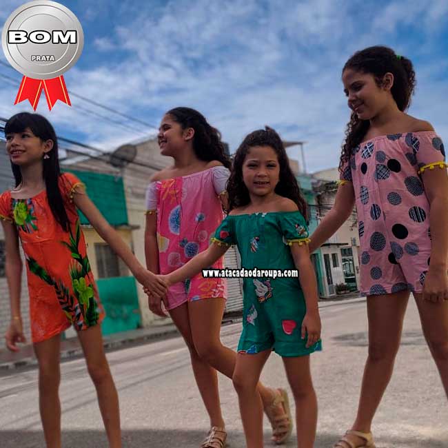 Vestidos e Macaquitos de Viscose P/M/G