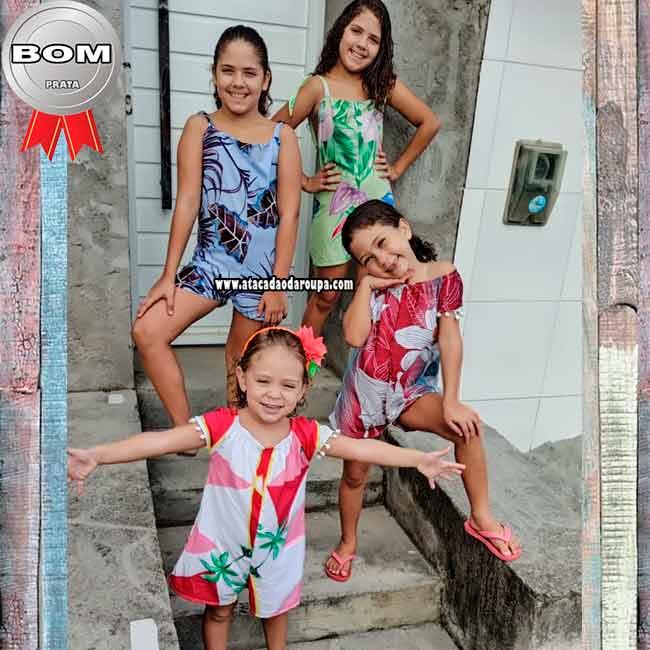 Vestidos e Macaquitos de Viscose P/M/G