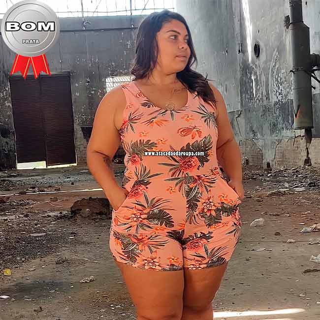 Macaquinho Plus Size GG