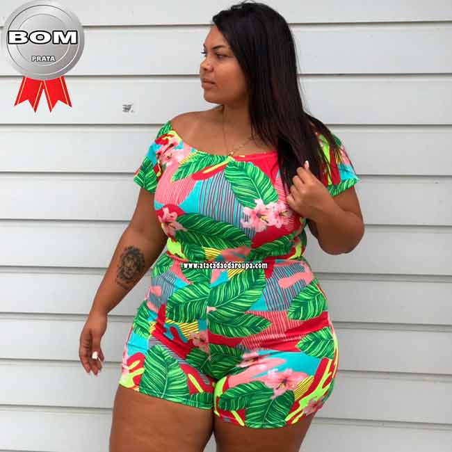 Macaquinho Plus Size GG