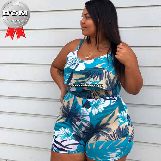 Macaquinho Plus Size GG