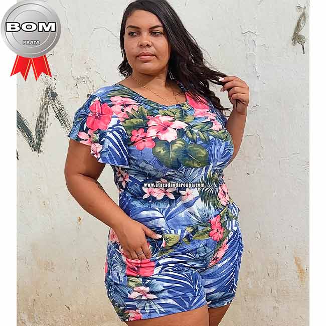 Macaquinho Plus Size GG