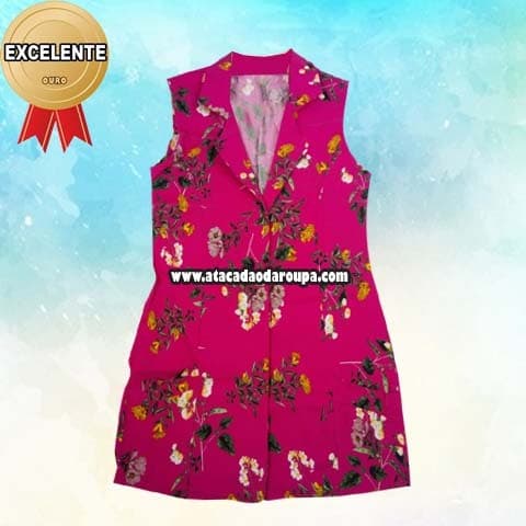 Maxi Colete Estampado M