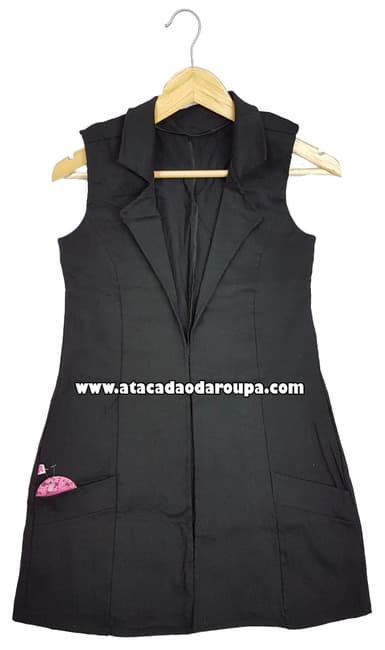 Maxi Colete Bengaline Feminino M