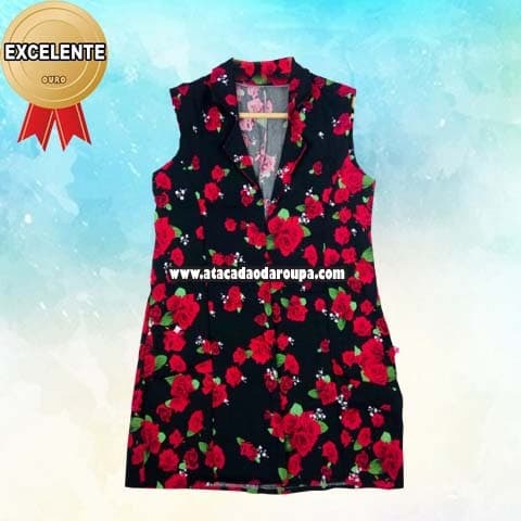 Maxi Colete Estampado M
