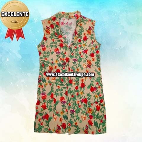 Maxi Colete Estampado M