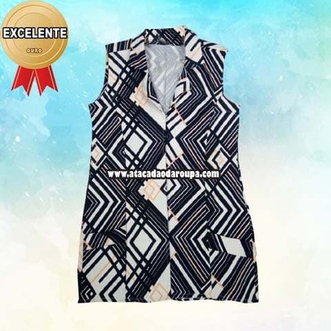 Maxi Colete Estampado M