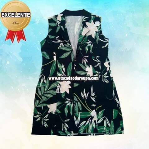 Maxi Colete Estampado M