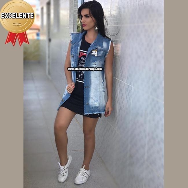 Maxi Colete Jeans