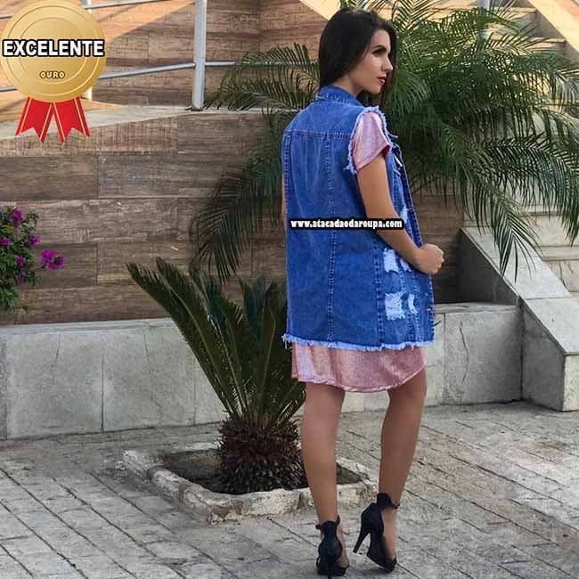 Maxi Colete Jeans