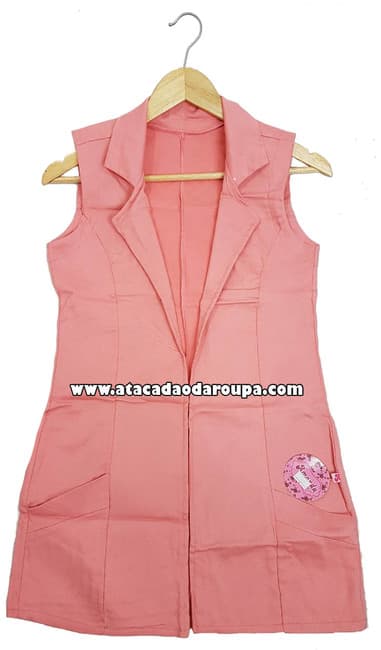 Maxi Colete Bengaline Feminino M