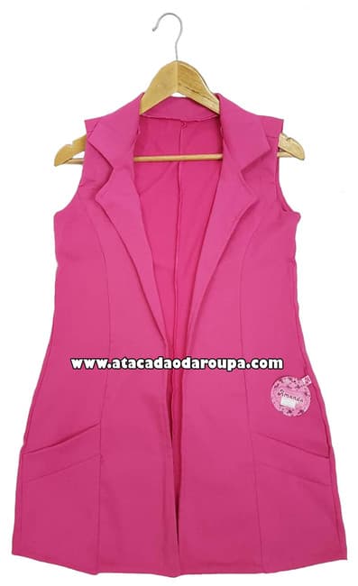 Maxi Colete Bengaline Feminino M