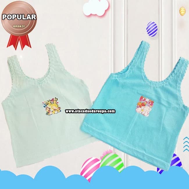 Kit 3 Camisetas Bebê RN