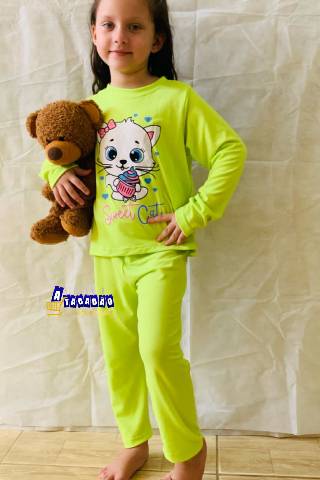 Pijama Infantil Feminino Suede