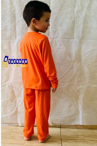 Pijama Infantil Masculino Suede
