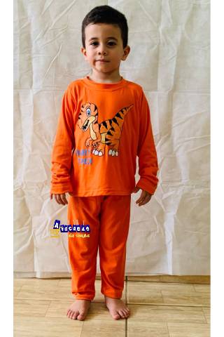 Pijama Infantil Masculino Suede