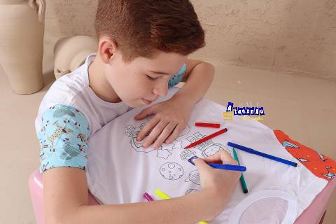 Pijama Masculino Para Colorir