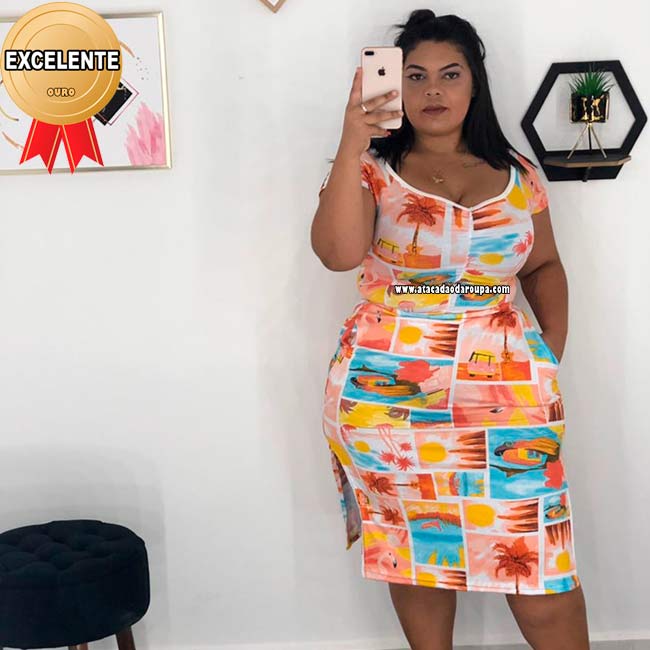 Conjuntos de Crepe Plus Size