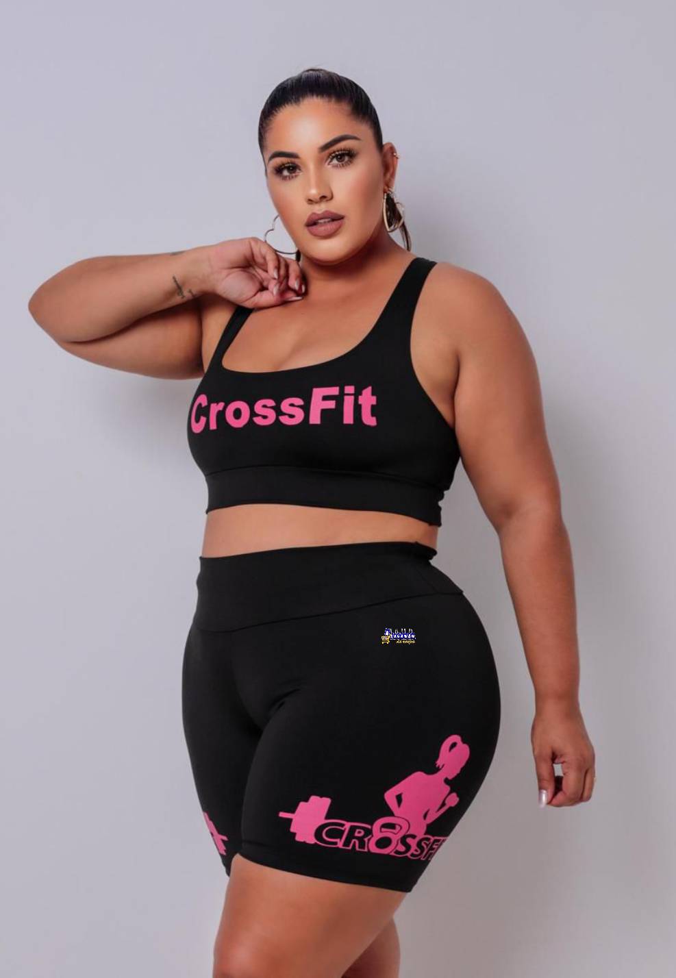Conjunto Plus Size Para Academia Estampas