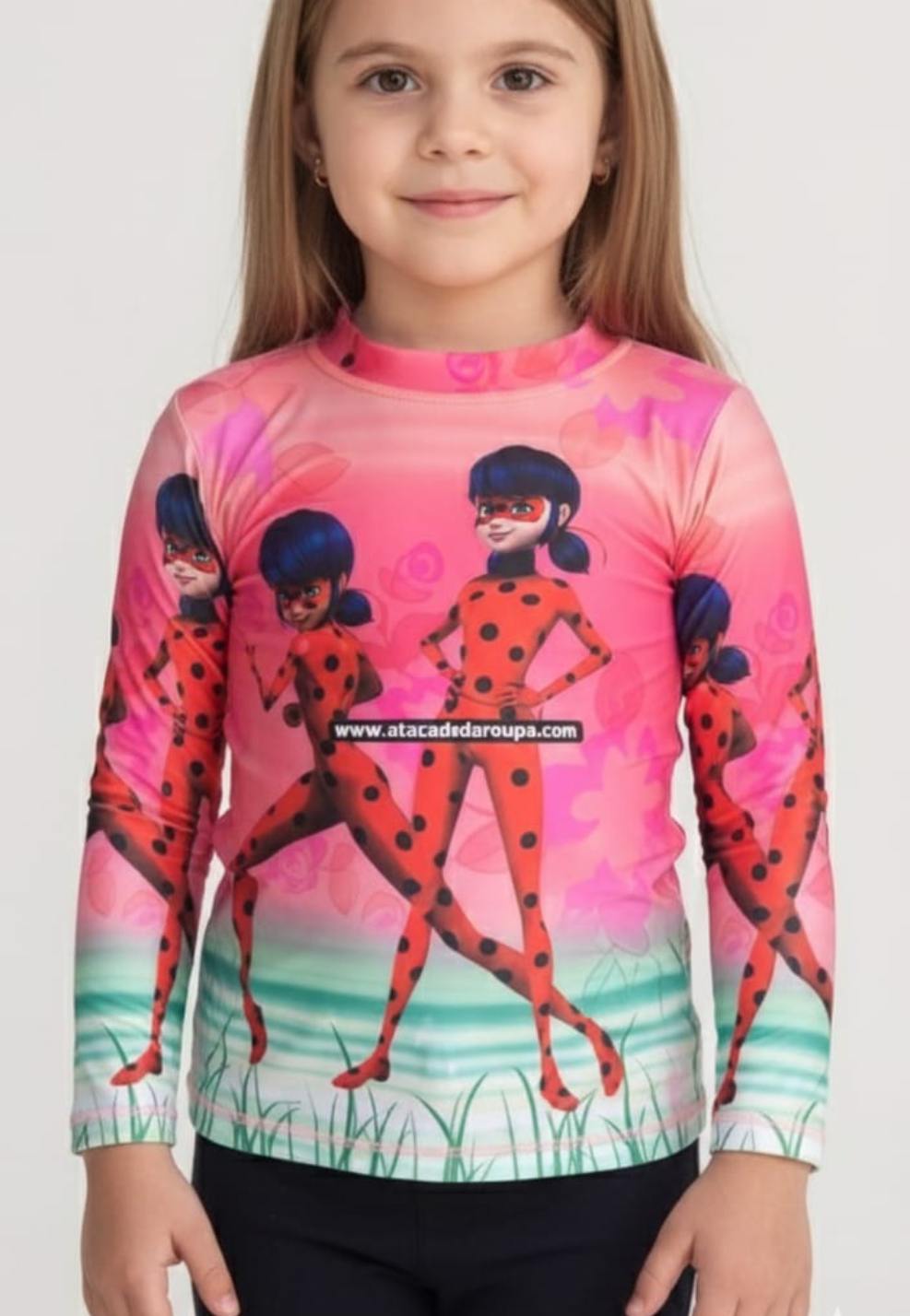 Blusa Feminina Personagens Infantil UV
