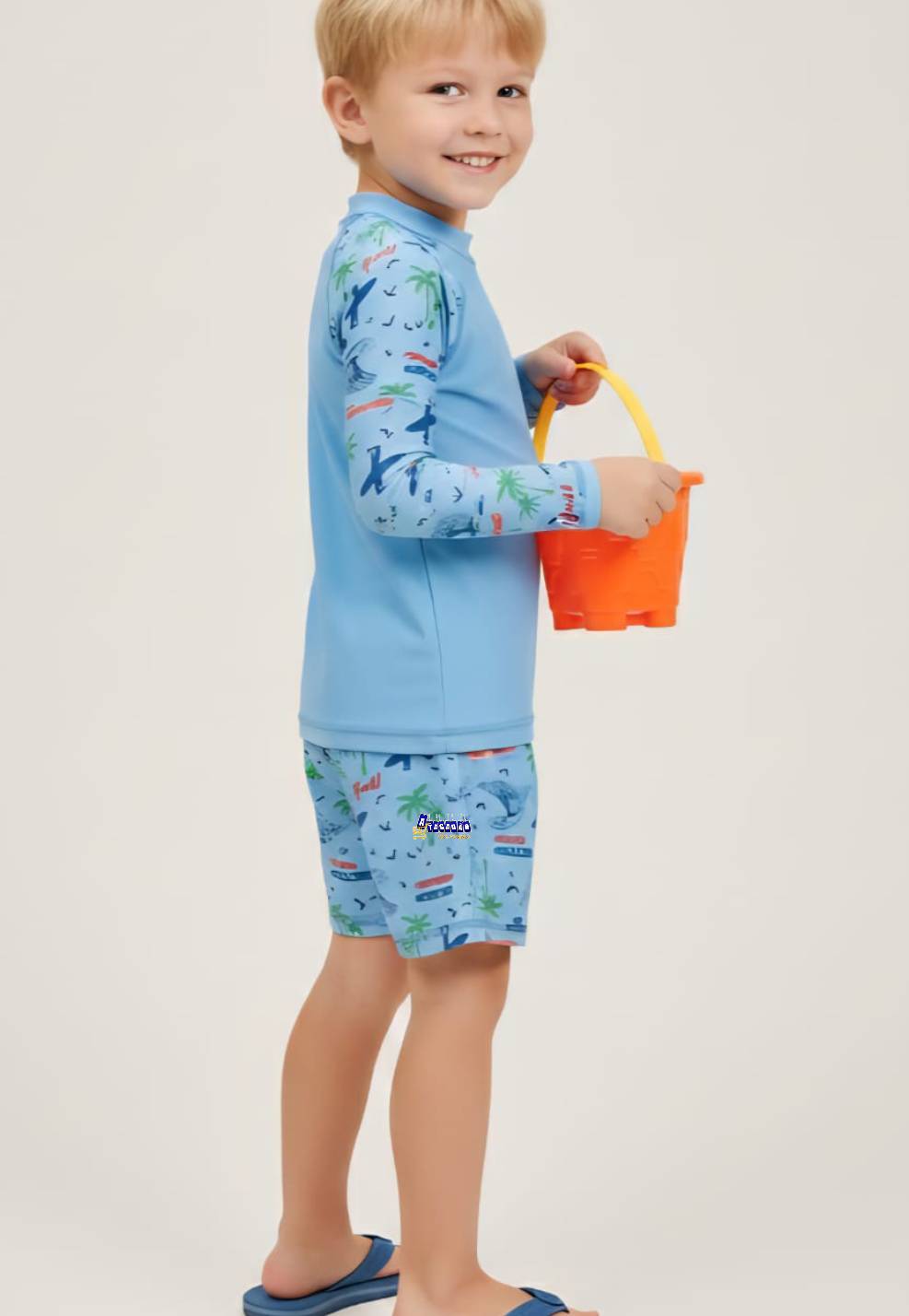 Conjunto Blusa e Short Proteção UV Menino