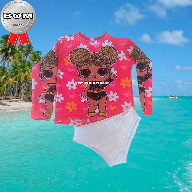 Conjunto Infantil Feminino Moda Praia