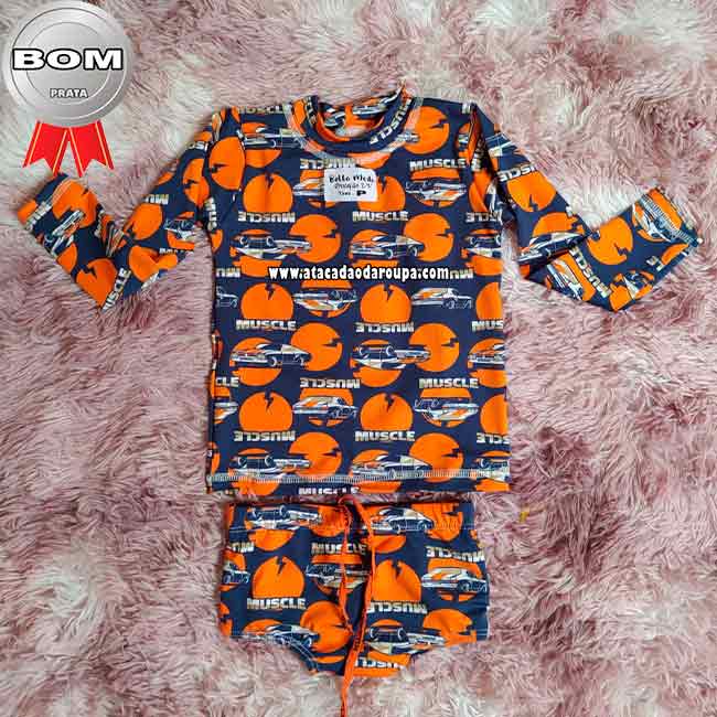 Conjunto Infantil Uv 1 a 6 Anos
