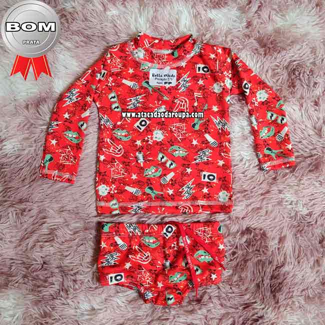 Conjunto Infantil Uv 1 a 6 Anos