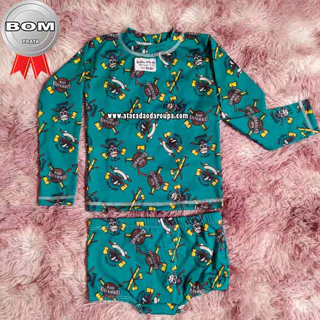 Conjunto Infantil Uv 1 a 6 Anos
