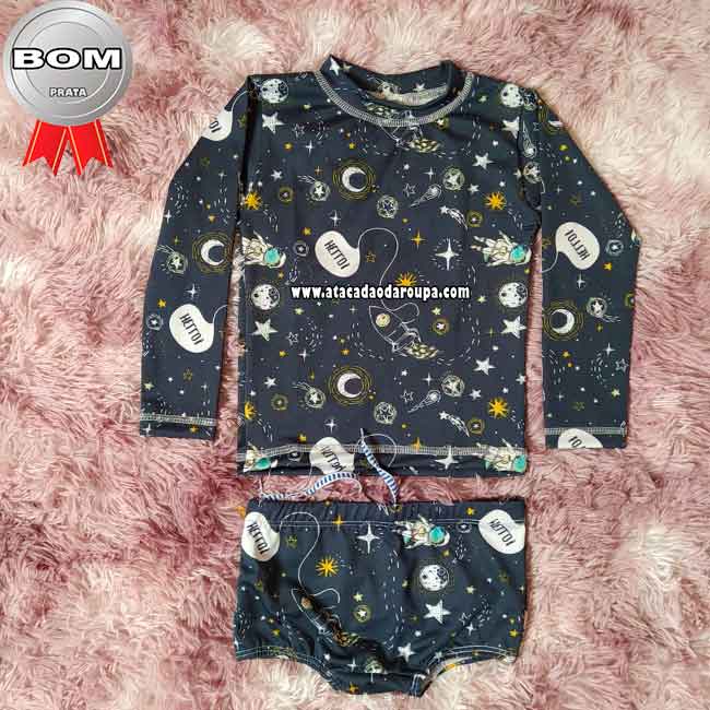 Conjunto Infantil Uv 1 a 6 Anos