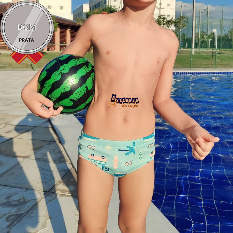 Sunga Infantil Masculina Estampada