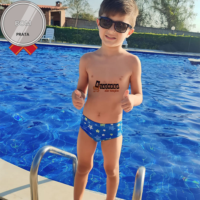 Sunga Infantil Masculina Estampada