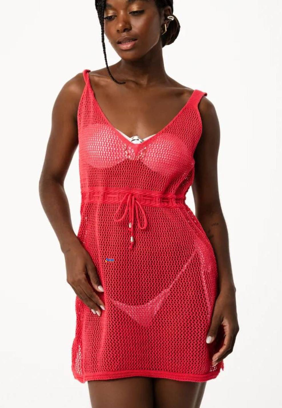 Vestido Curto Tricot Saída de Praia Vestido Curto Tricot Saída de Praia